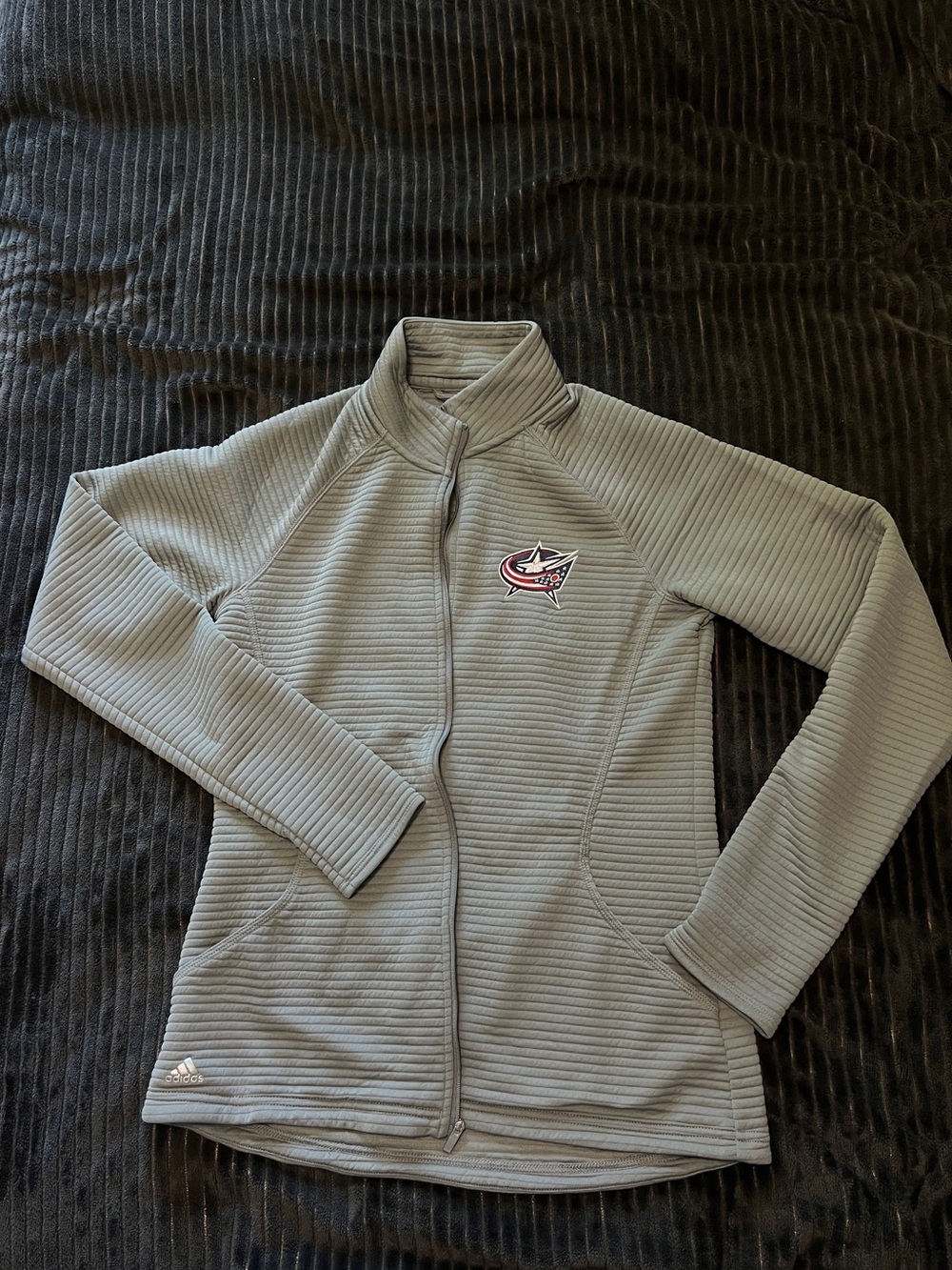 Columbus Blue Jackets Gray Full-Zip Jacket